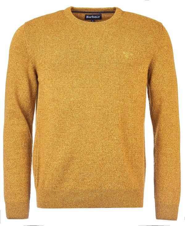 Barbour Essential Tisbury Crew-neck Sweatshirt Kobber | BABO88520