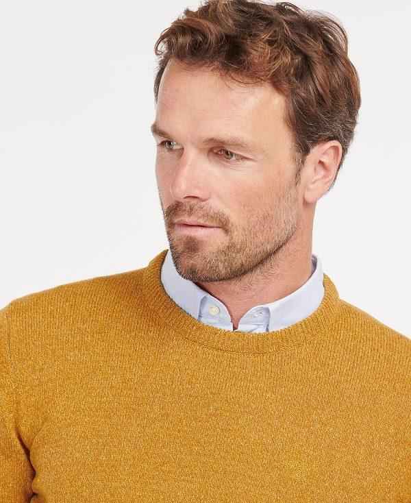 Barbour Essential Tisbury Crew-neck Sweatshirt Kobber | BABO88520