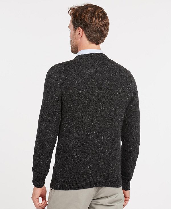 Barbour Essential Tisbury Crew-neck Sweatshirt Sort | BABO88543