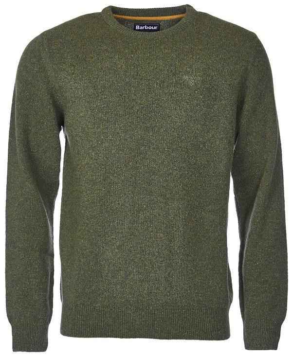 Barbour Essential Tisbury Crew-neck Sweatshirt Olivengrøn | BABO88548