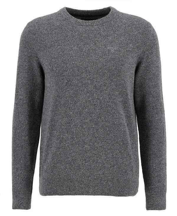 Barbour Essential Tisbury Crew-neck Sweatshirt Grå | BABO88549