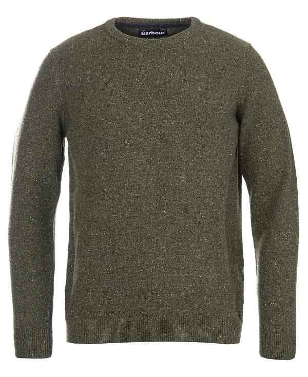 Barbour Essential Tisbury Crew-neck Sweatshirt Olivengrøn | BABO88584