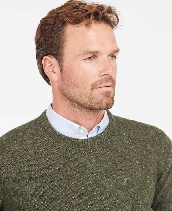 Barbour Essential Tisbury Crew-neck Sweatshirt Olivengrøn | BABO88584