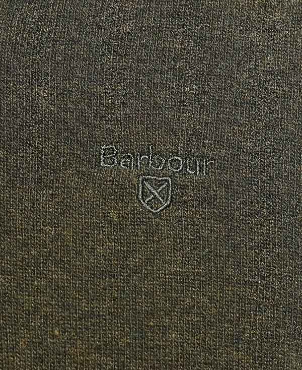 Barbour Essential V-neck Sweatshirt Grøn | BABO88507