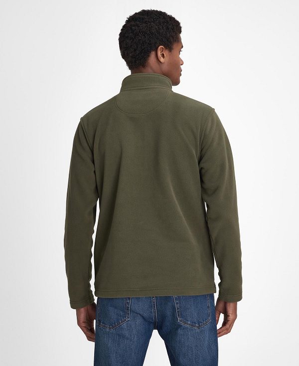 Barbour Essentials Half-zip Fleece Grøn | BABO88707