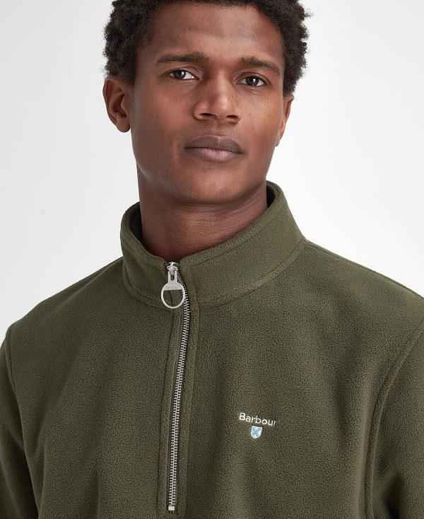 Barbour Essentials Half-zip Fleece Grøn | BABO88707