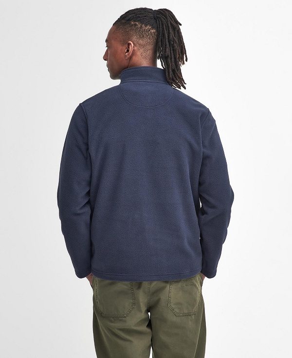 Barbour Essentials Half-zip Fleece Mørkeblå | BABO88724