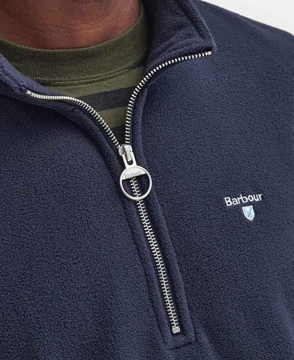 Barbour Essentials Half-zip Fleece Mørkeblå | BABO88724