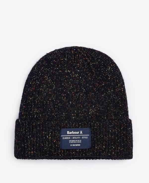 Barbour Eston Beanie Mørkeblå | BABO89051