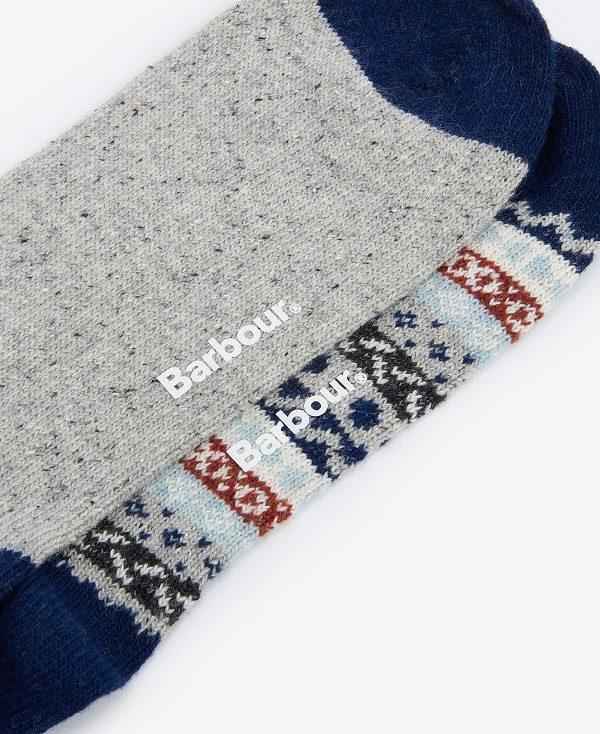 Barbour Fairisle Socks (Set Of 2) Grøn | BABO89143