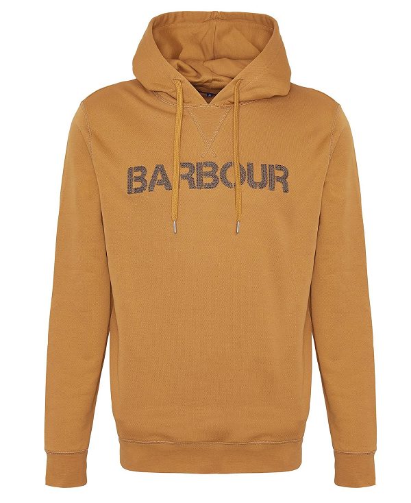 Barbour Farnworth Logo Hoodie Brune | BABO88447