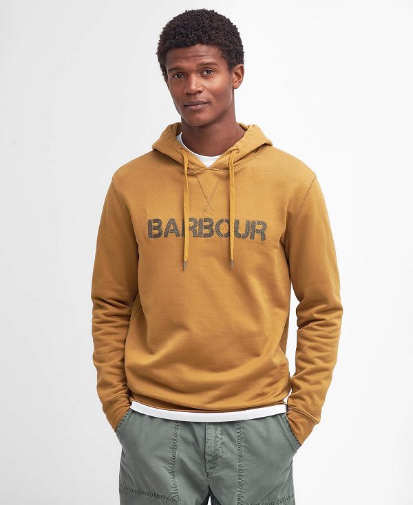 Barbour Farnworth Logo Hoodie Brune | BABO88447