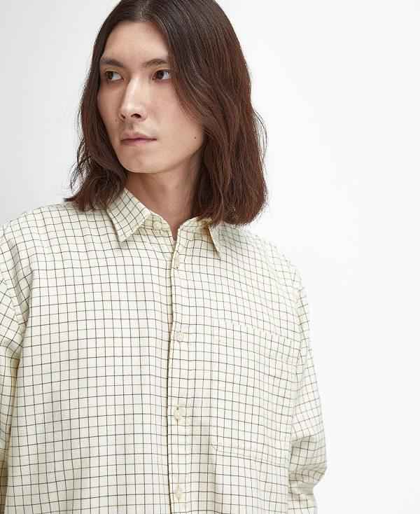 Barbour Farrar Oversized Long-sleeved Shirt Grøn | BABO87903