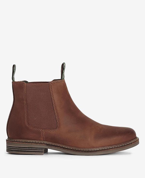 Barbour Farsley Chelsea Boots Mørkebrune | BABO88847