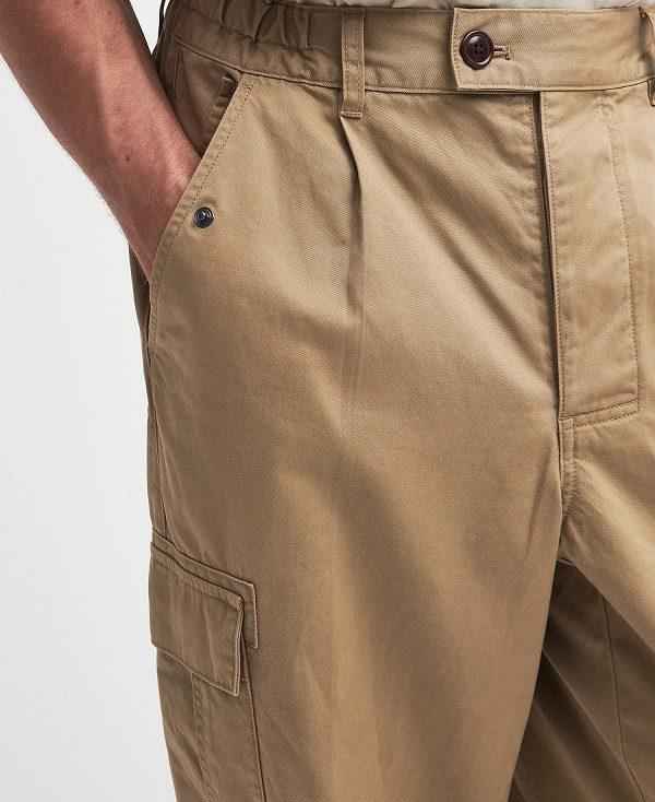 Barbour Faulkner Tapered Cargo Trousers Brune | BABO88791