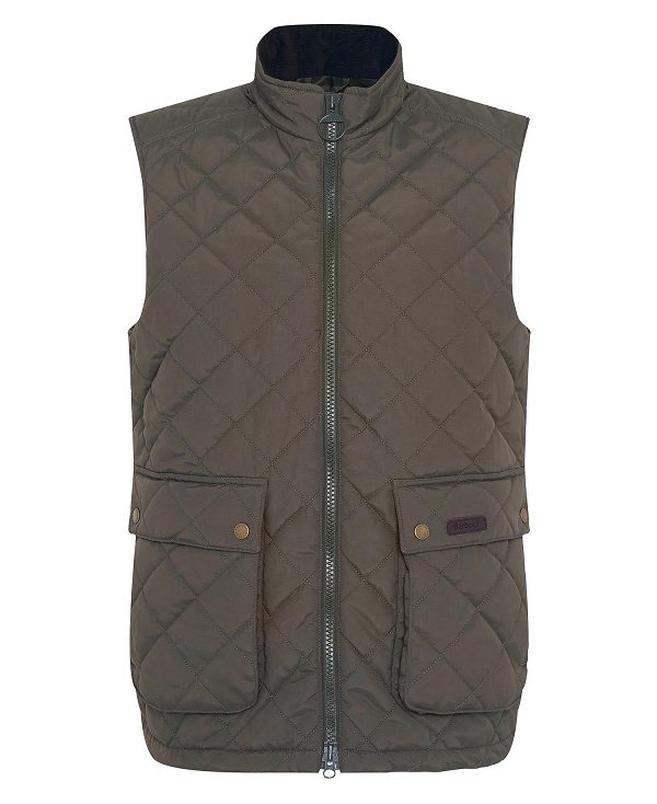 Barbour Fernwood Gilet Mørkeolivengrøn | BABO87551