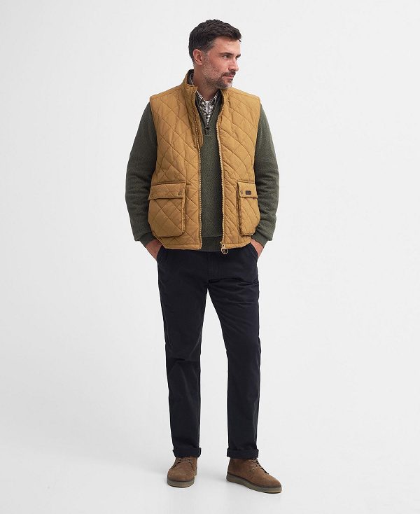 Barbour Fernwood Quilted Gilet Brune | BABO87554