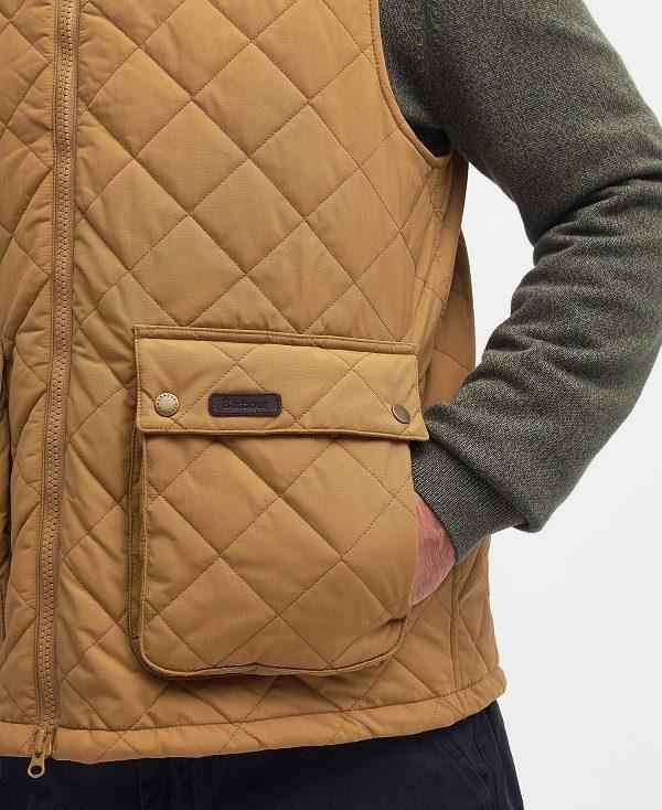 Barbour Fernwood Quilted Gilet Brune | BABO87554