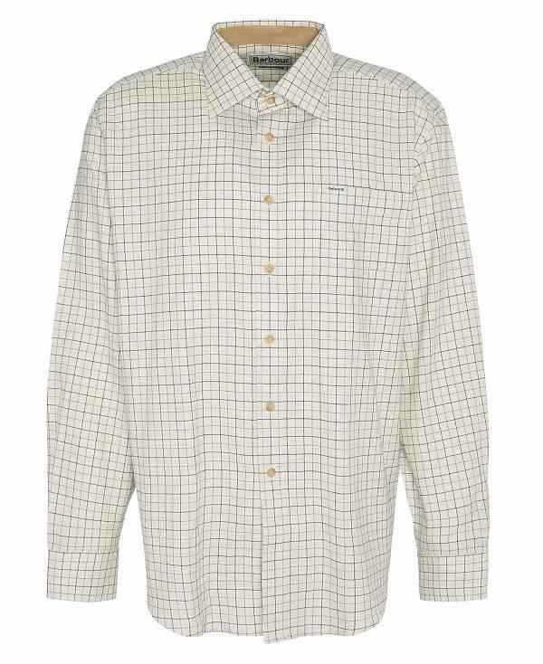 Barbour Field Regular Long-sleeved Shirt Blå | BABO87939