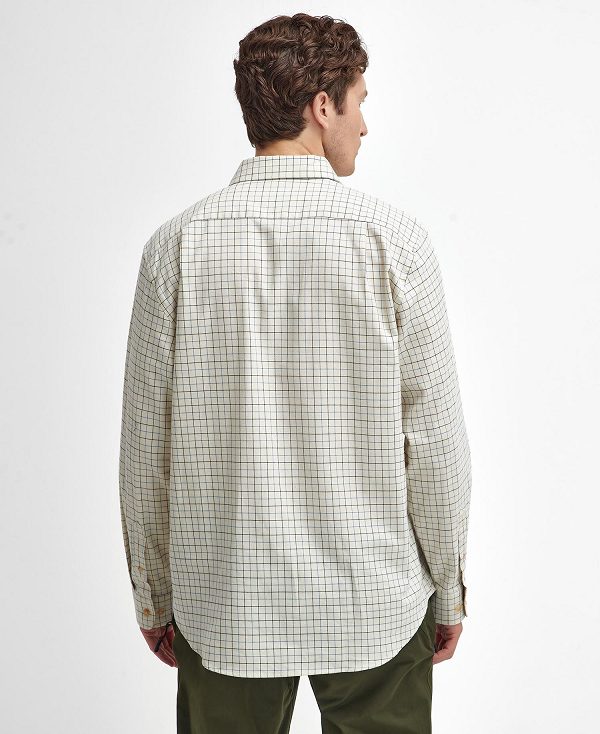 Barbour Field Regular Long-sleeved Shirt Blå | BABO87939