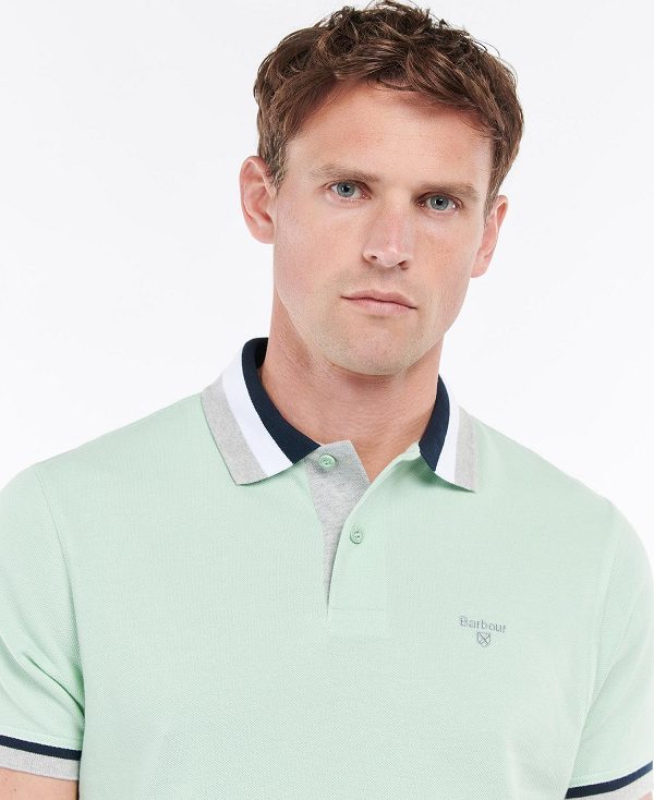 Barbour Finkle Polo Shirt Grøn | BABO88024