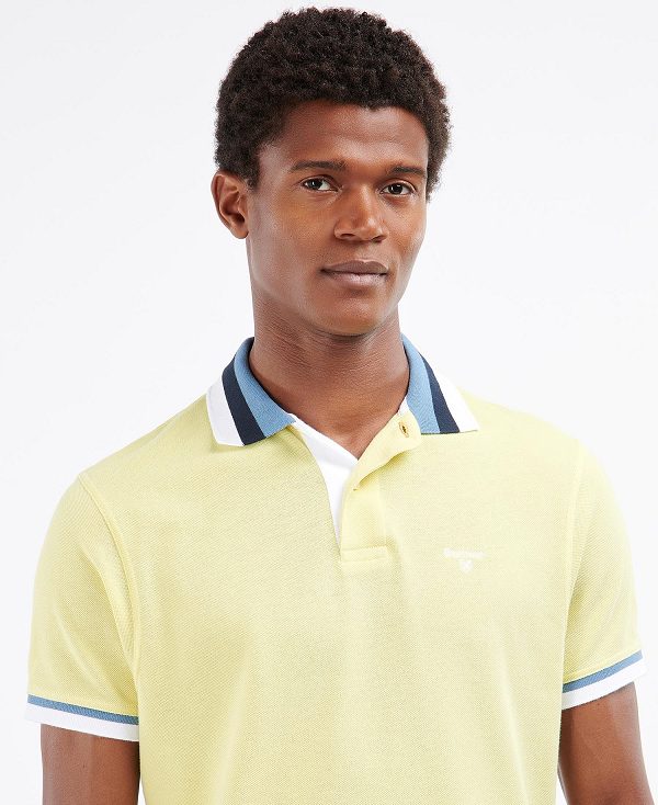 Barbour Finkle Polo Shirt Gul | BABO88013