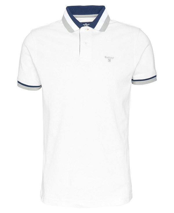 Barbour Finkle Polo Shirt Hvide | BABO88082