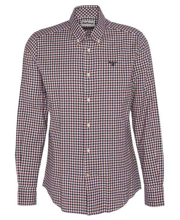 Barbour Finkle Tailored Long-sleeved Shirt Flerfarvede | BABO87869