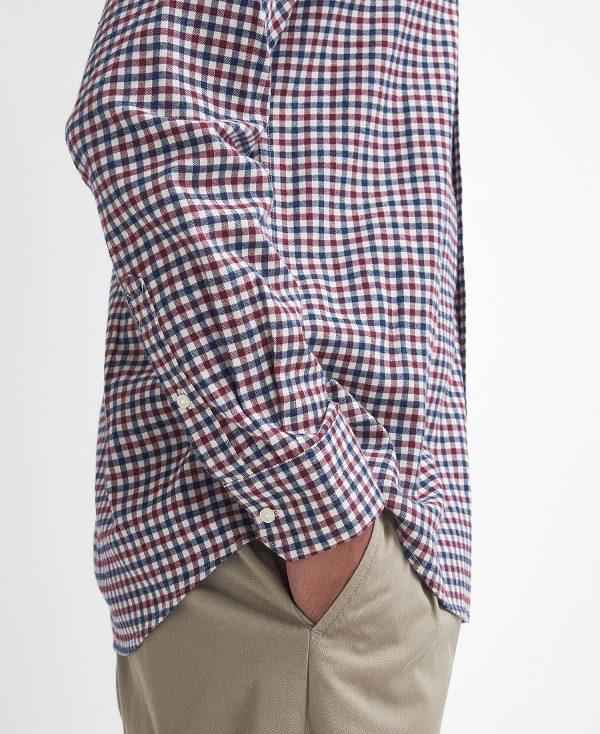 Barbour Finkle Tailored Long-sleeved Shirt Flerfarvede | BABO87869