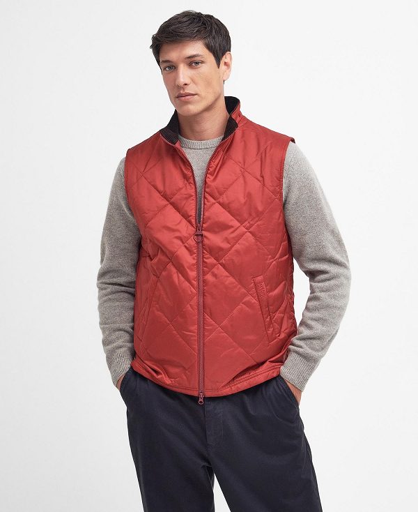 Barbour Finn Gilet Mørkerød | BABO87577