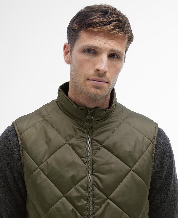 Barbour Finn Gilet Olivengrøn | BABO87579