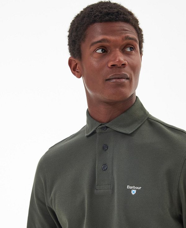 Barbour Firbank Polo Shirt Grøn | BABO88241