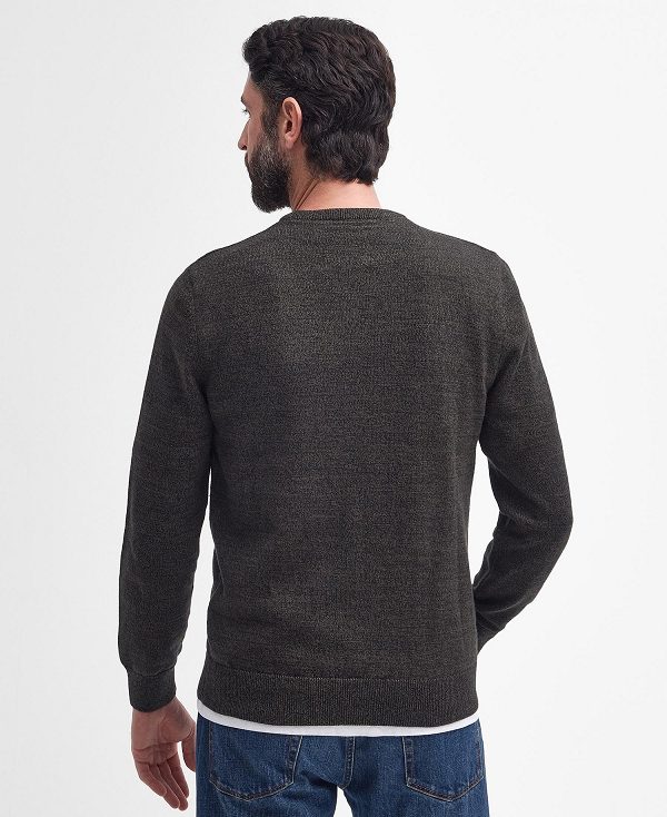 Barbour Firle Crew Neck Sweatshirt Dyb Grå | BABO88570