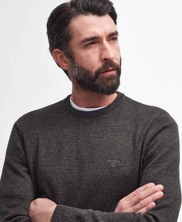 Barbour Firle Crew Neck Sweatshirt Dyb Grå | BABO88570