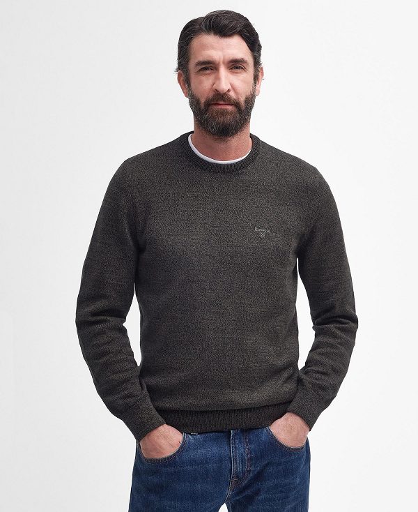 Barbour Firle Crew Neck Sweatshirt Dyb Grå | BABO88570