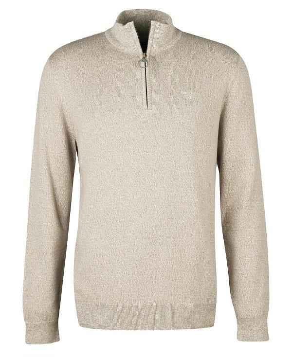 Barbour Firle Half-zip Sweatshirt Grå | BABO88504