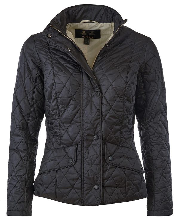 Barbour Flyweight Cavalry Quilted Jacket Sort Grå | BABO89260