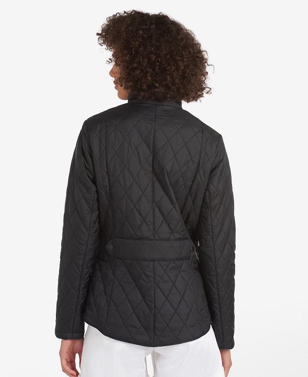 Barbour Flyweight Cavalry Quilted Jacket Sort Grå | BABO89260