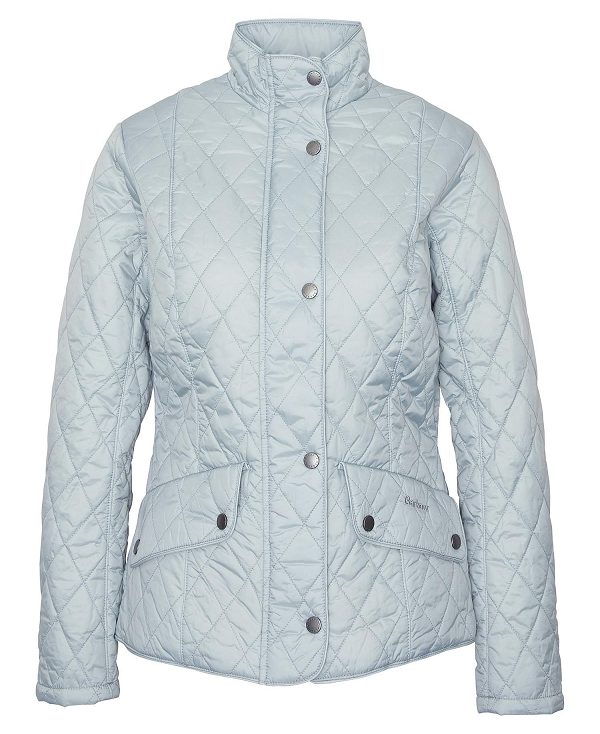 Barbour Flyweight Cavalry Quilted Jacket Grå Blå | BABO89317