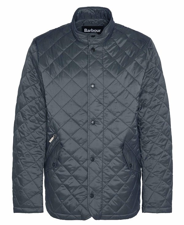 Barbour Flyweight Chelsea Quilted Jacket Dyb Grå | BABO87357