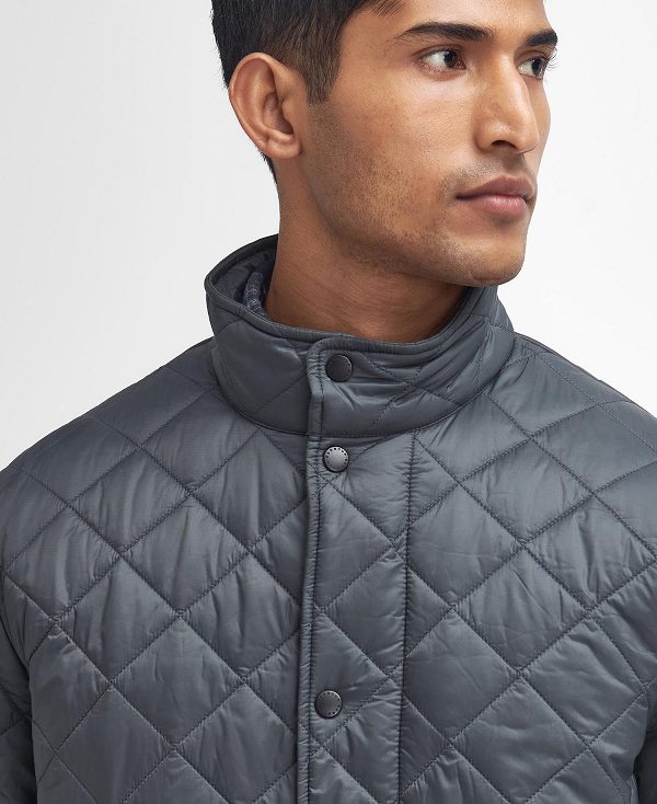 Barbour Flyweight Chelsea Quilted Jacket Dyb Grå | BABO87357