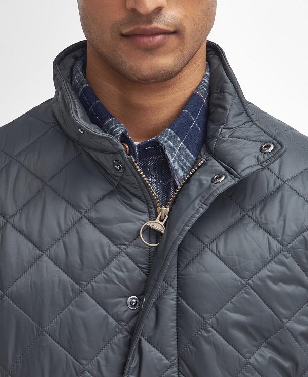 Barbour Flyweight Chelsea Quilted Jacket Dyb Grå | BABO87357