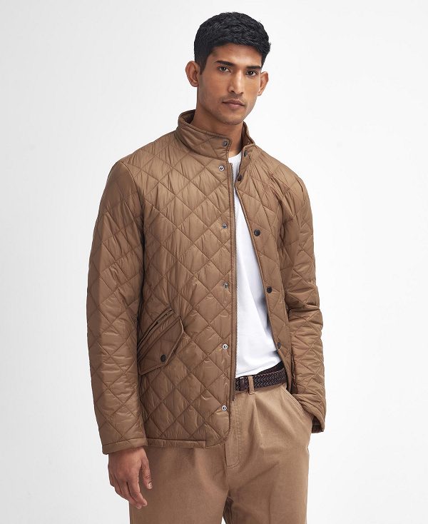 Barbour Flyweight Chelsea Quilted Jacket Brune | BABO87358