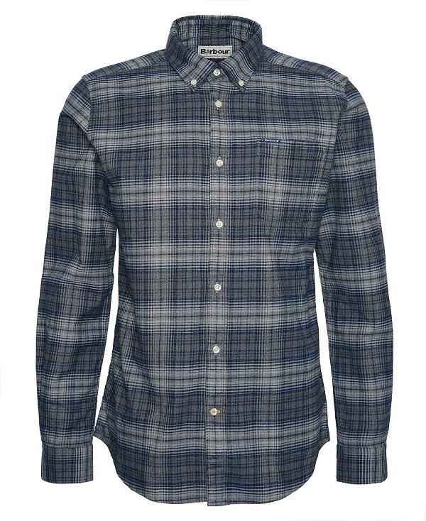 Barbour Forestfield Tailored Long Sleeved Shirt Grå | BABO87815