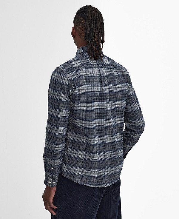 Barbour Forestfield Tailored Long Sleeved Shirt Grå | BABO87815