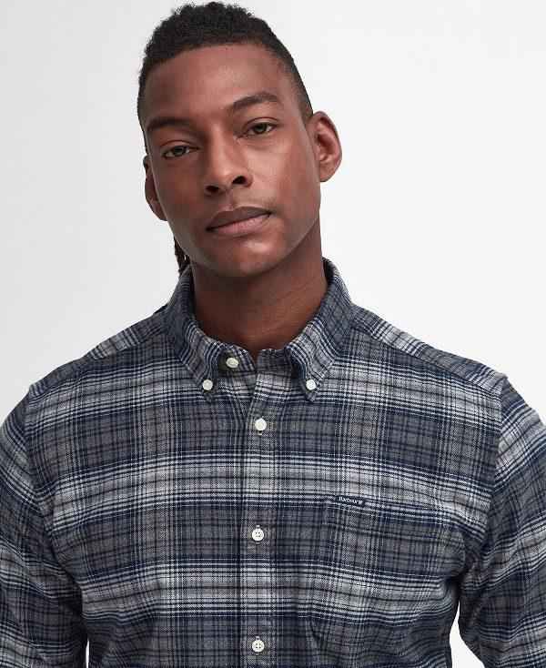 Barbour Forestfield Tailored Long Sleeved Shirt Grå | BABO87815