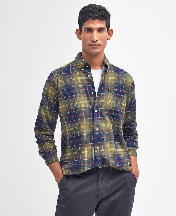 Barbour Fortrose Tailored Fit Shirt Flerfarvede | BABO87850