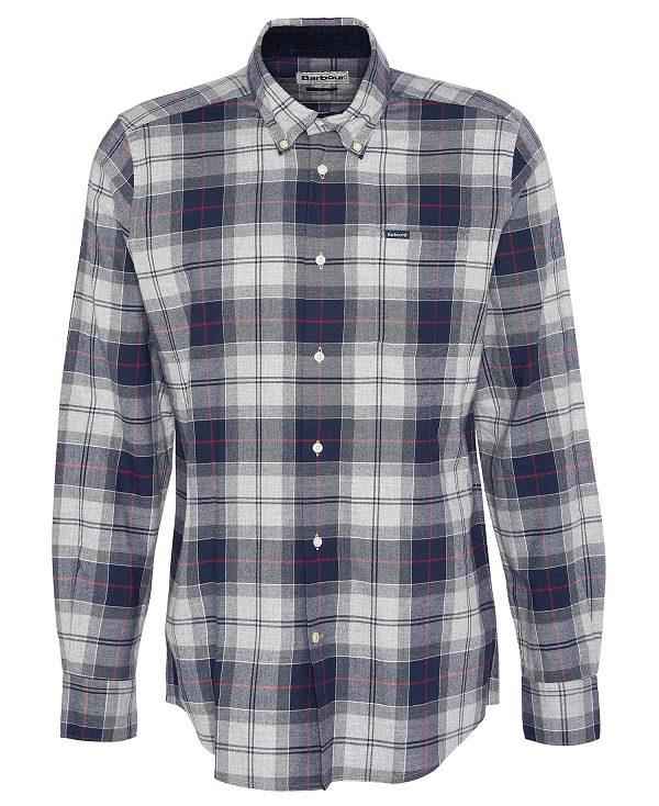 Barbour Fortrose Tailored Long-sleeved Shirt Blå | BABO87851