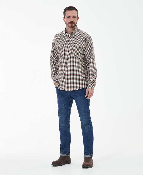 Barbour Foss Regular Fit Shirt Grøn | BABO87901