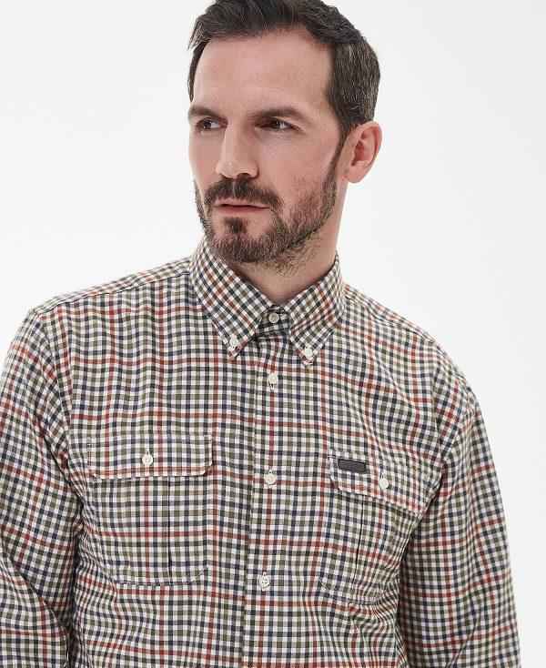 Barbour Foss Regular Fit Shirt Grøn | BABO87901